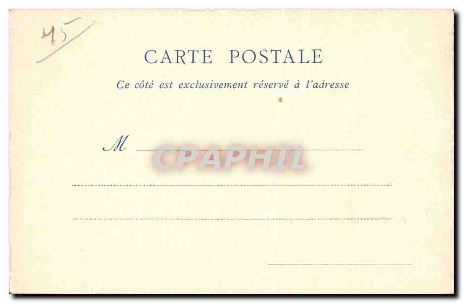 CPA Orleans Salle des seances du Conseil Municipal — Verso