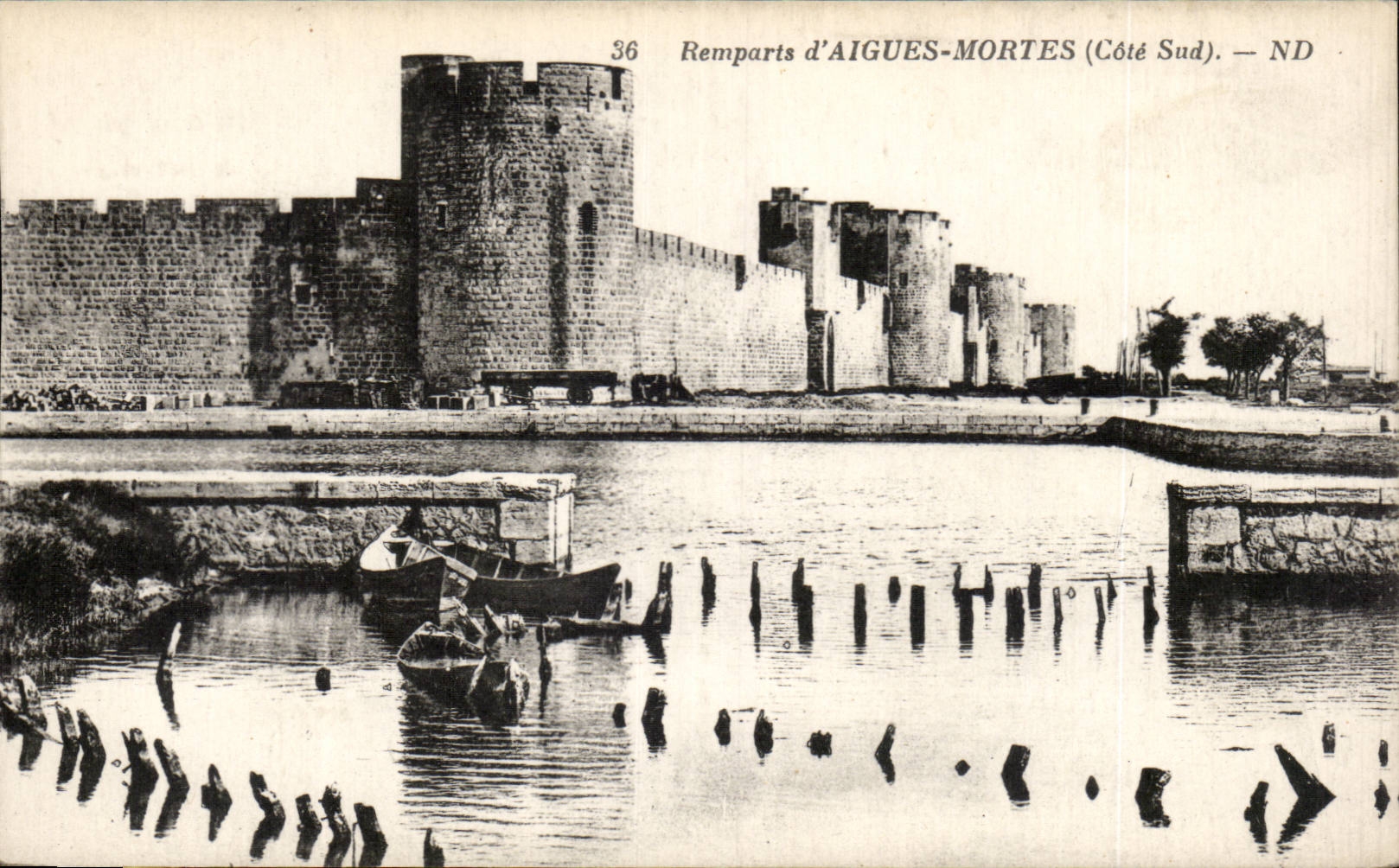 CPA Aigues Mortes Les remparts