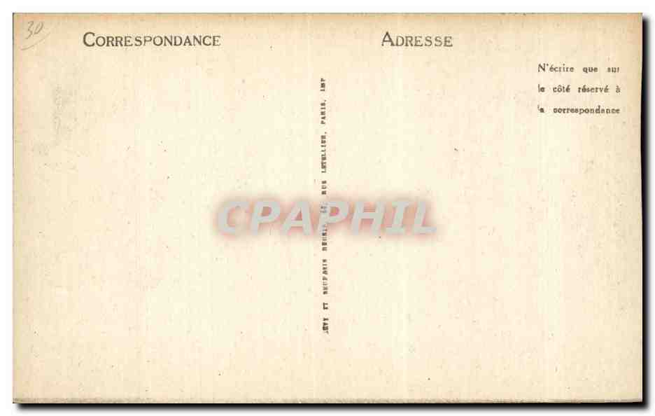 CPA Aigues Mortes Les remparts — Rückseite