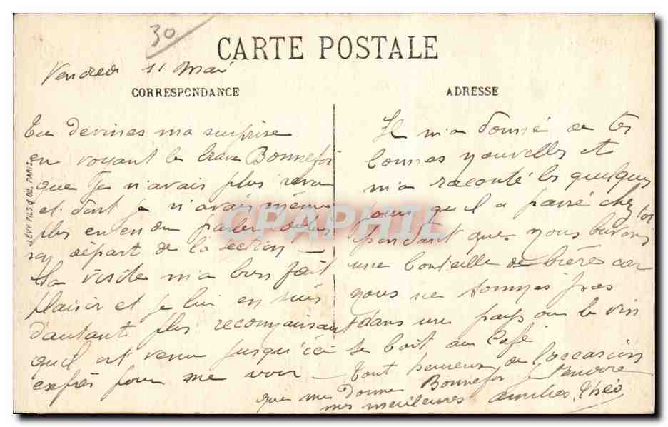 CPA Aigues Mortes Les remparts Cote Est — Rückseite