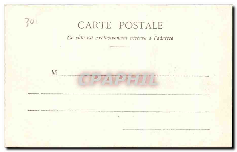 CPA Beaucaire le chateau cote des remaprts — Rückseite