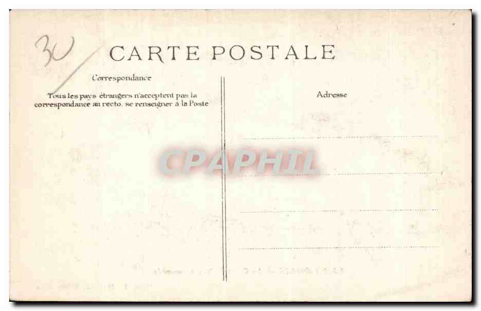 CPA St Gilles du Gard La crypte Vue d'ensemble — Rückseite