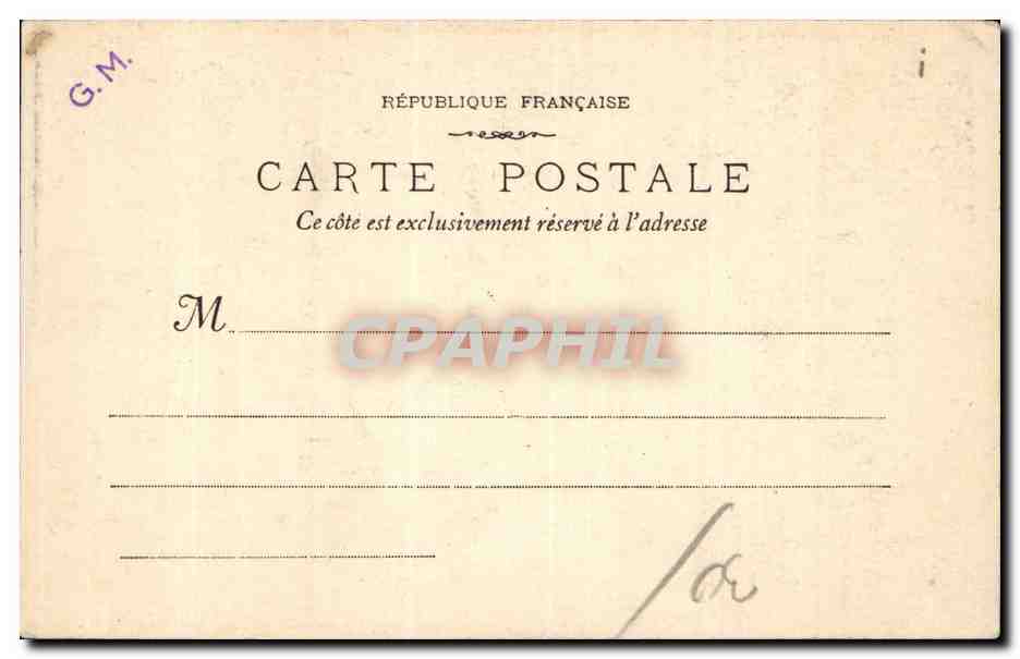 CPA Saint Gilles Maison romaine — Rückseite