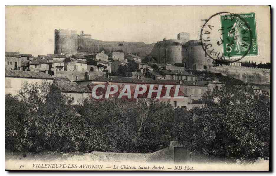 CPA Villeneuve les Avignon Le chateau Saint Andre