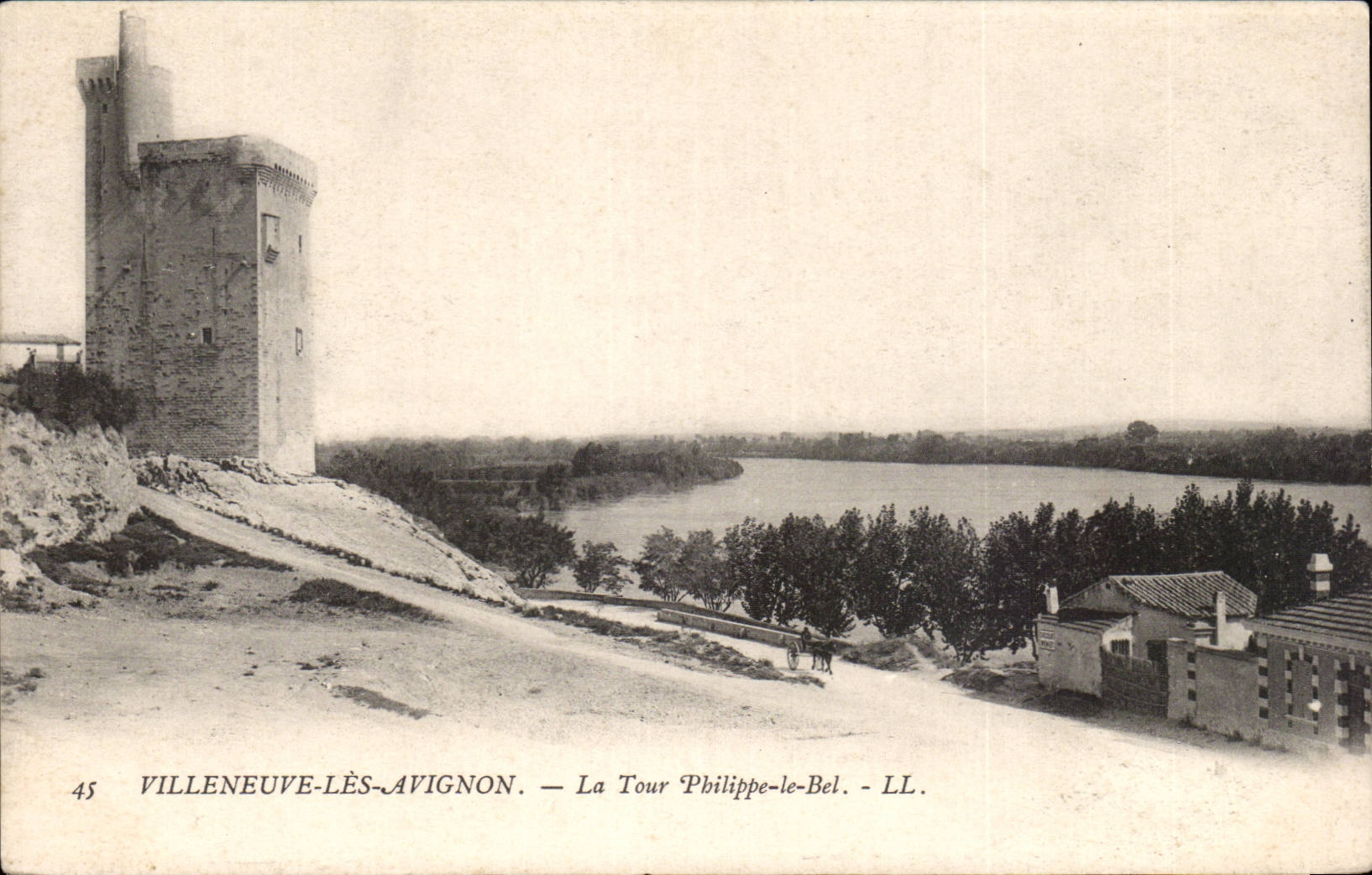 CPA Villeneuve les Avignon La Tour Philippe le Bel