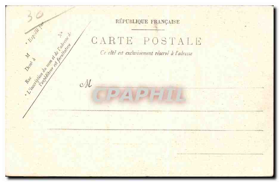 CPA Villeneuve les Avignon La Tour Philippe le Bel — Verso