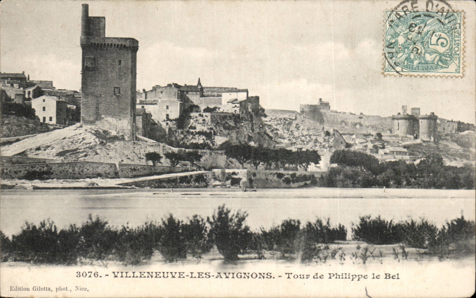 Villeneuve-lès-Avignon - Tour de Philippe le Bel — Edition Giletta, phot. Nice, n° 3076