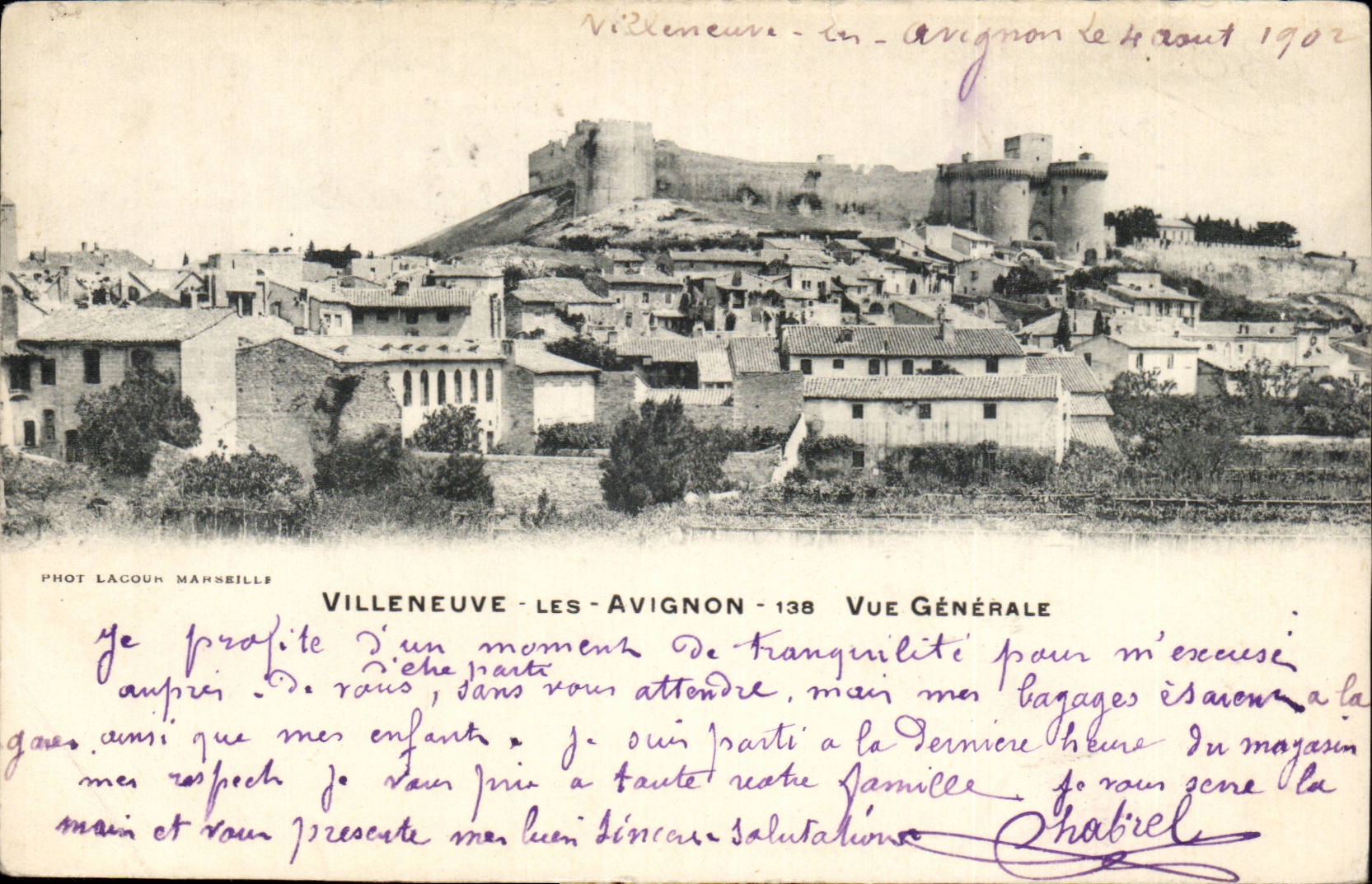 CPA Villeneuve les Avignon Vue generale
