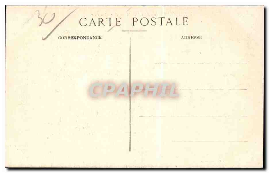 CPA Villeneuve les Avignon Vue generale — Verso