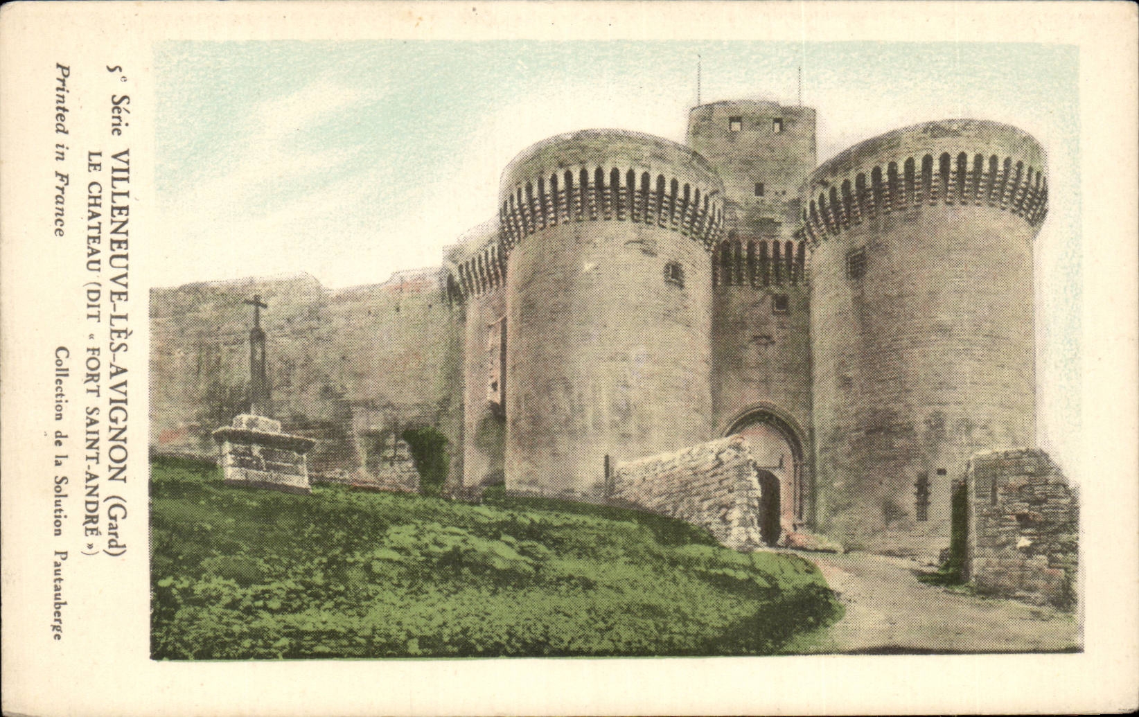 Villeneuve-lès-Avignon — Castillo llamado Fuerte de San Andrés — Colección de la Solution Partenberge, 5ª serie