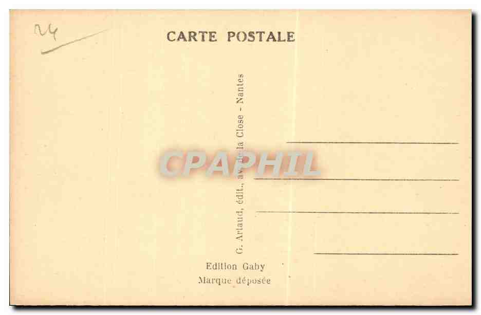 CPA Bergerac Vieille rue de la Myrpe — Rückseite