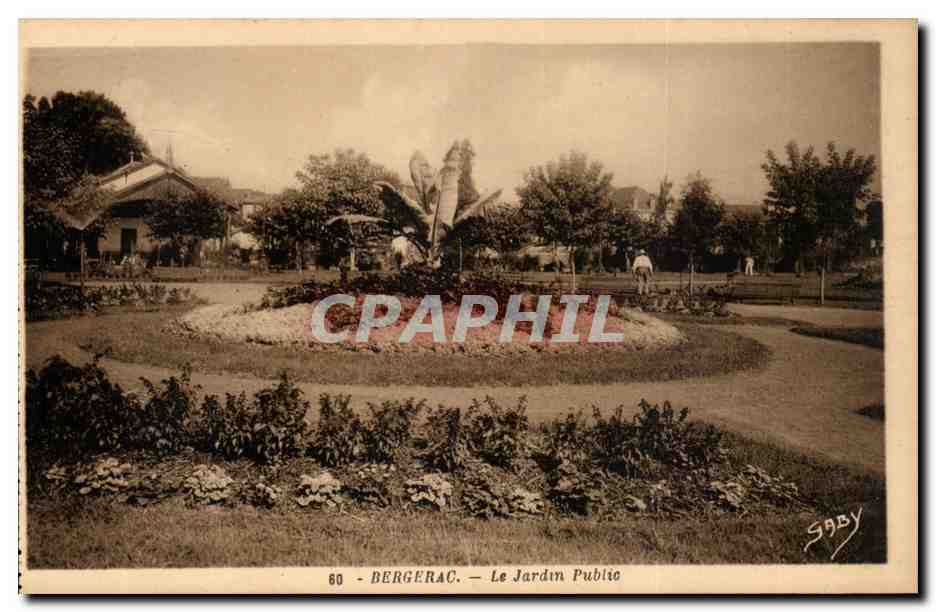 CPA Bergerac Le jardin public