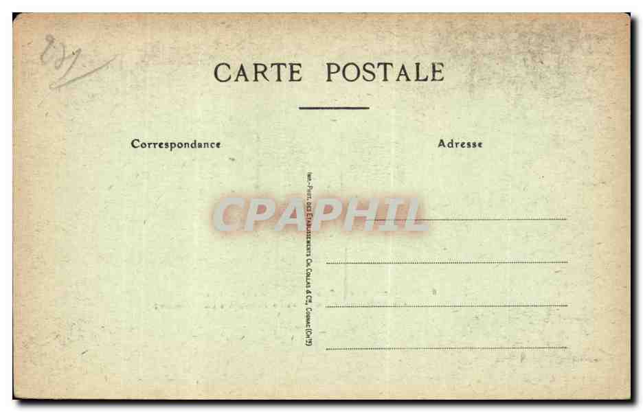 CPA Brantome Charlemagne confie aux Benedictins de Brantome les reliques d'un des saints Innocents (16eme) — Rückseite