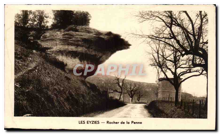 Les Eyzies — Rocher de la Penne — CPAPHIL