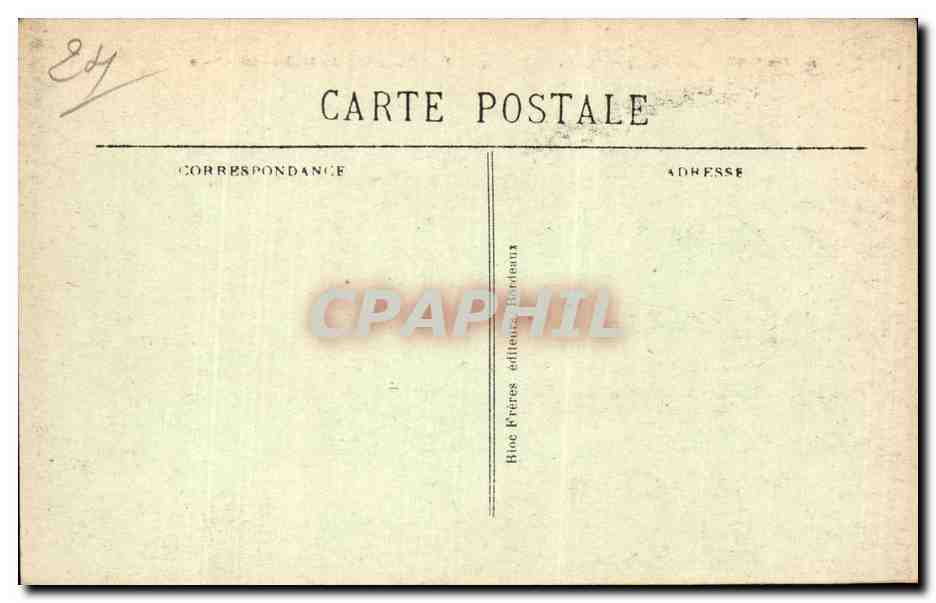 CPA Les Eyzies Stattion prehistorique Vue d'ensemble La Vezere — Rückseite