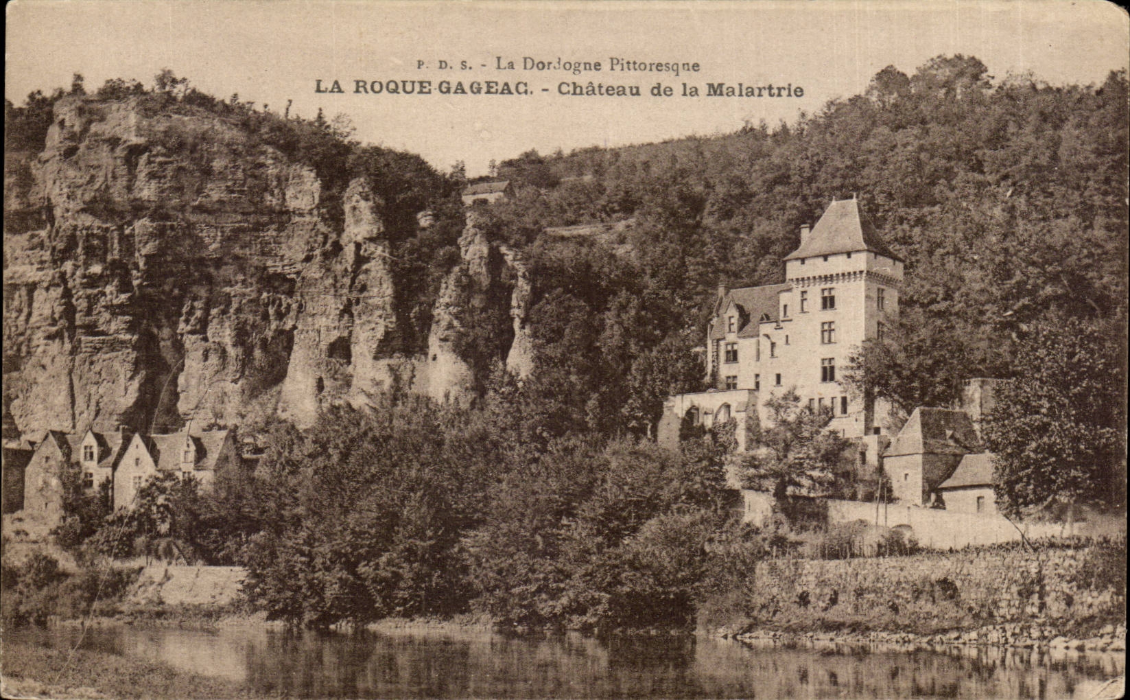 CPA La Roque Gageac Le chateau de la Malartrie