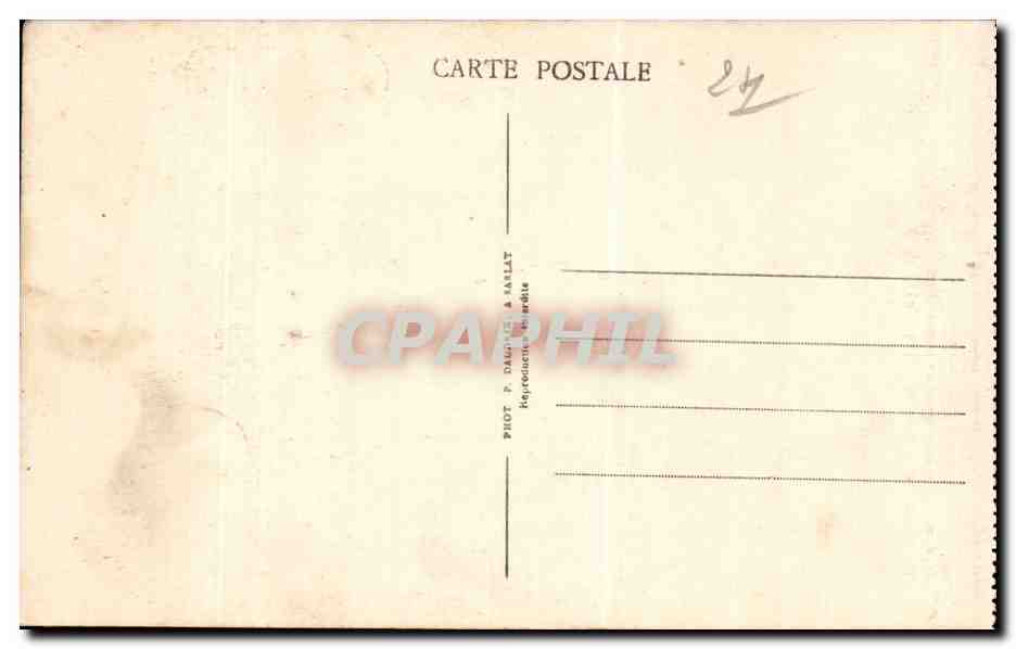 Sarlat - L'Ancien Présidial — La Dordogne Pittoresque — Phot. P. Danchet, Sarlat — Verso