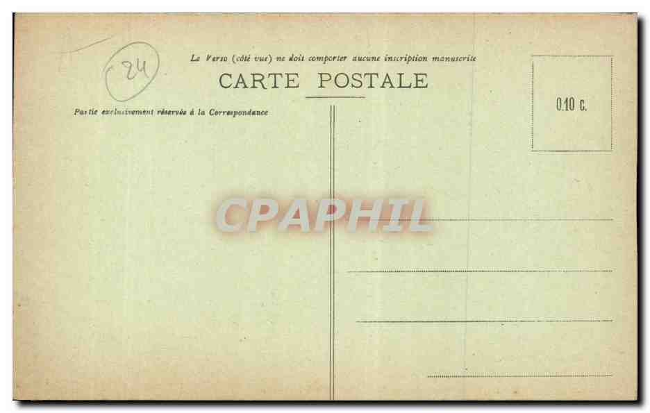 CPA Route de Brandome a Bourdeilles Les grands rochers sur les bords de la Dronne (le casque et le Grenadier) — Verso