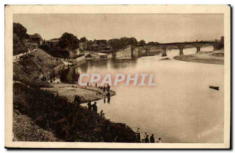CPA Bergerac Les bords de la Dordogne