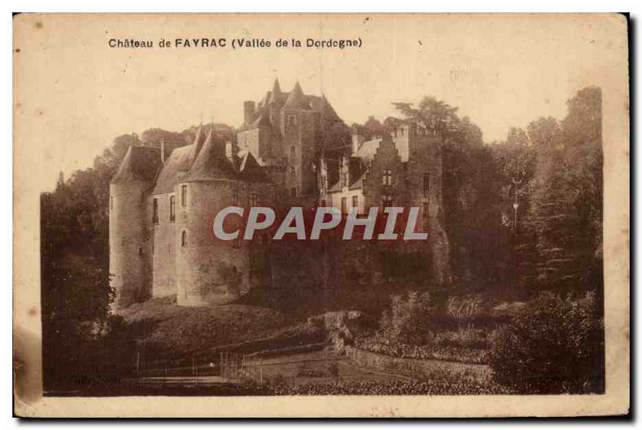 CPA Dordogne Chateau de Fayrac 