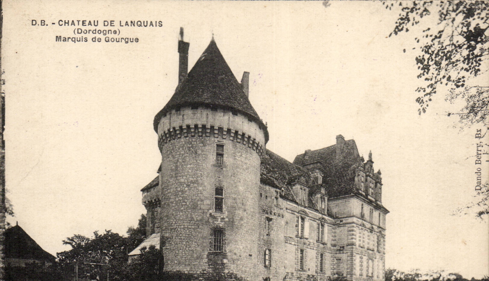 Château de Lanquais — Dordogne — Dando Berry, Bx