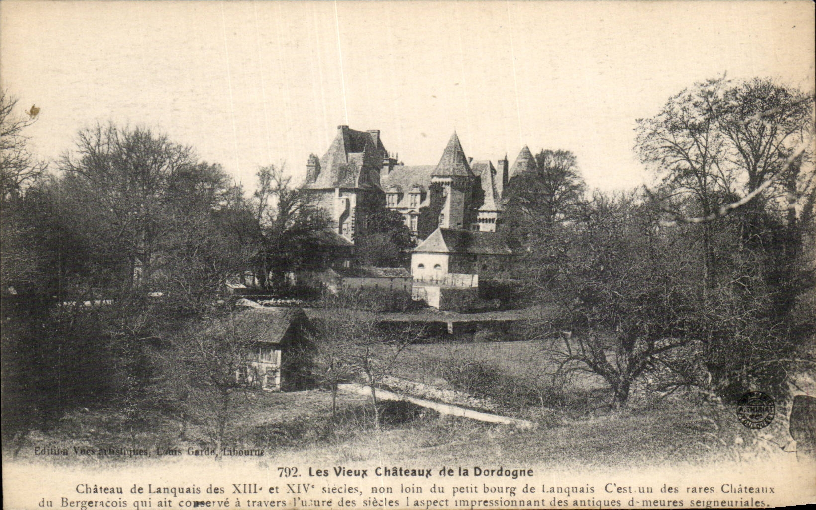 CPA Dordogne Les vieux chateaux Chateau de Lanquais