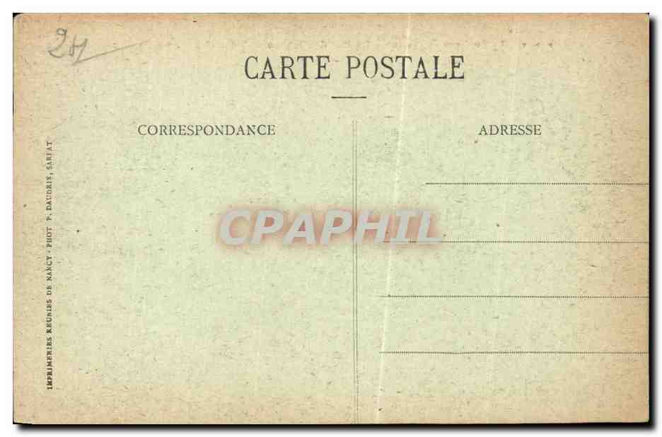 Le Pas du Raysse au Rocher Poudra, près Sostille — La Dordogne Picturaque — Clair de Lune — Reverso