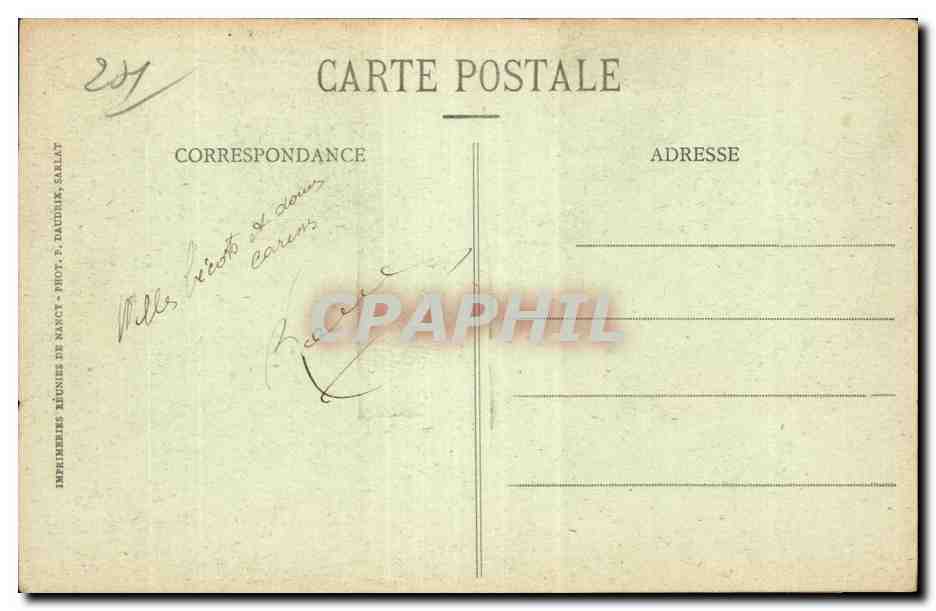 Le Pas du Bayesse au Rocher Poinin, près Socilliac — Clair de Lune — P.D.G. - La Dordogne Pictoresque — Reverso