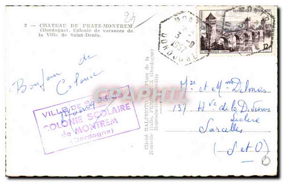 Château du Pratz-Montrem — Colombie scolaire de la Ville de Saint-Denis — Ralpbole — Reverso