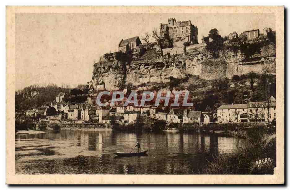 CPA Dordogne Beynac Chateau feodal