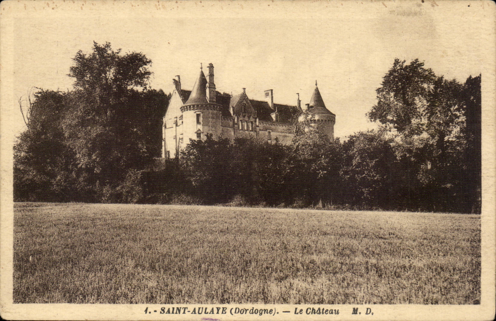Saint-Aulaye (Dordogne) — Le Château — M. D.