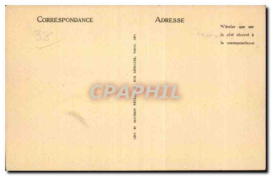 Paysage d'hiver — Villard-de-Lans — Maisons sous la neige — LL — n°112 — Reverso