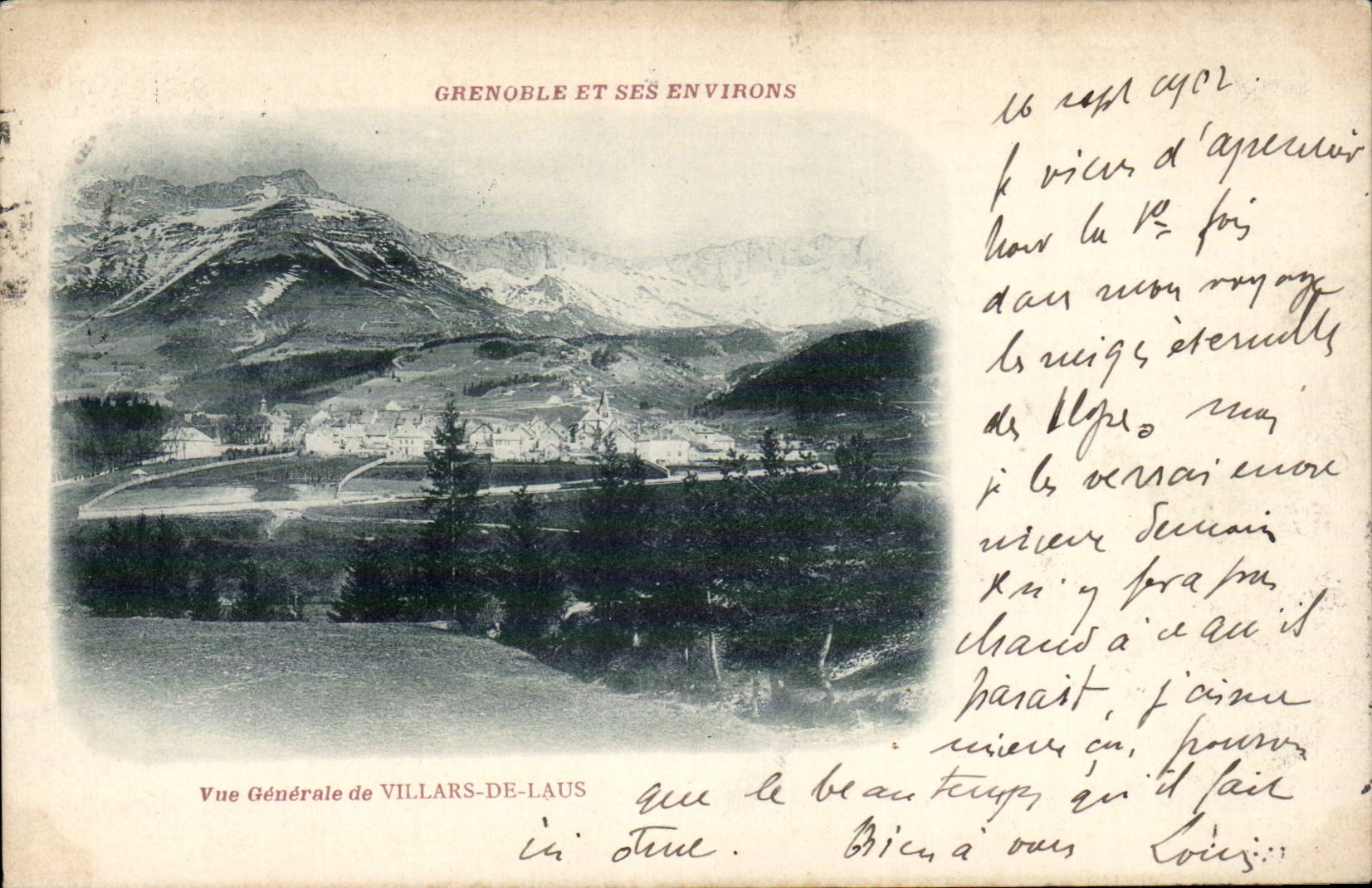 Villars-de-Laus — Vue Générale — Grenoble et ses Environs