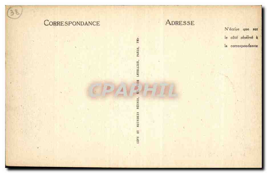 CPA Villard de Lans Vue generale — Verso
