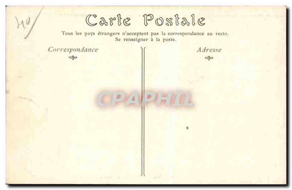 CPA Saint Vincent de Paul Maison ou naquit Saint Vincent de Paul — Rückseite