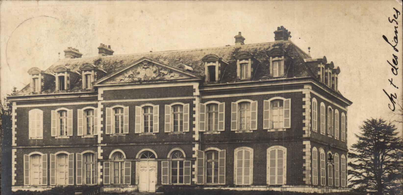 CARTE PHOTO Chateau dans les Landes