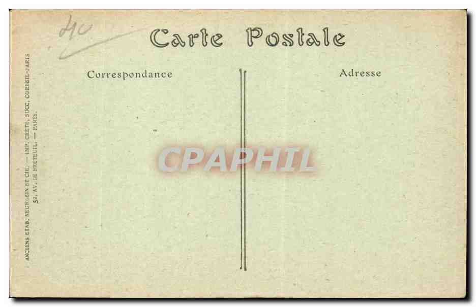 CPA Mont de Marsan La pepiniere Allee centrale — Rückseite