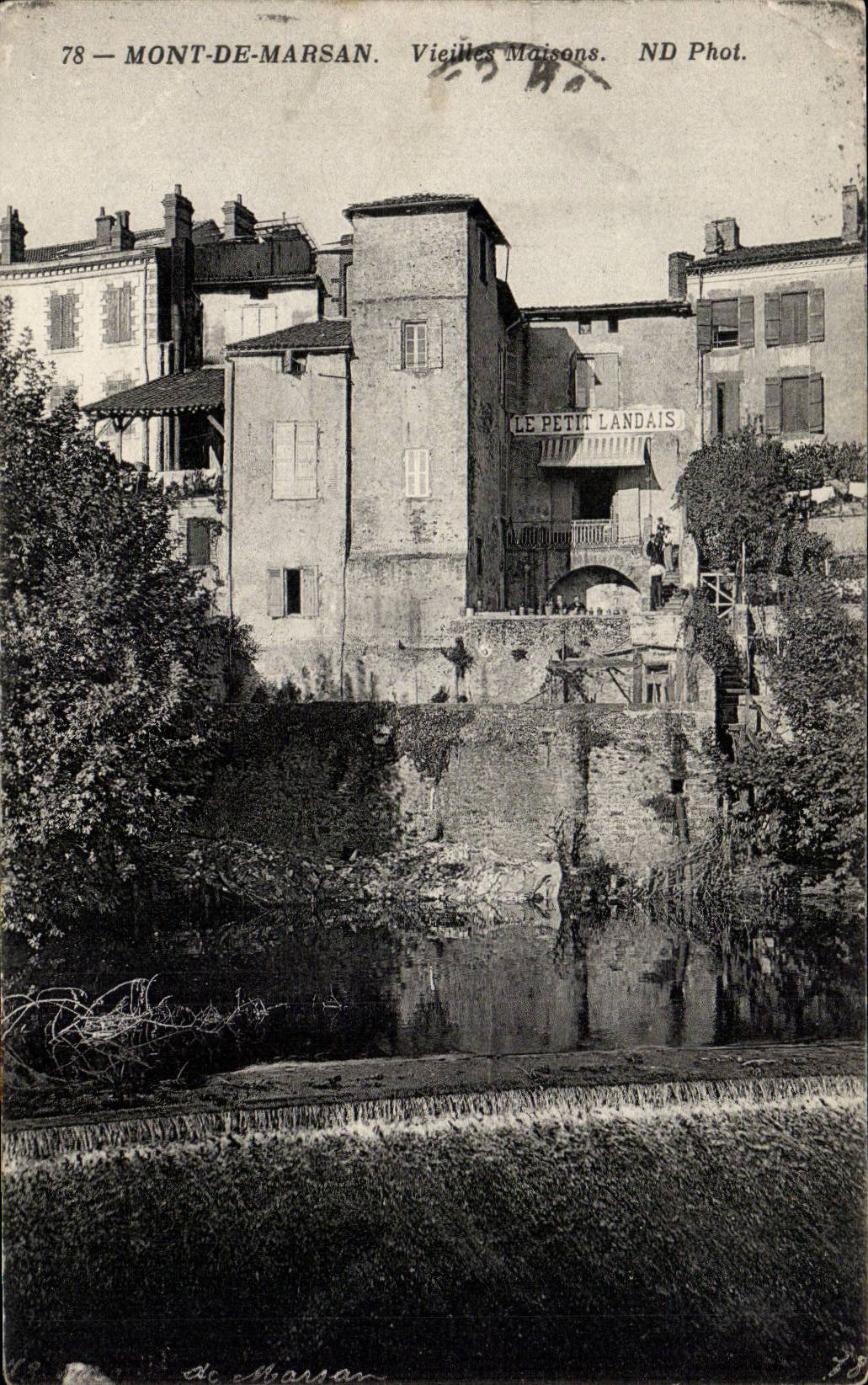 CPA Mont de Marsan Vieilles maisons