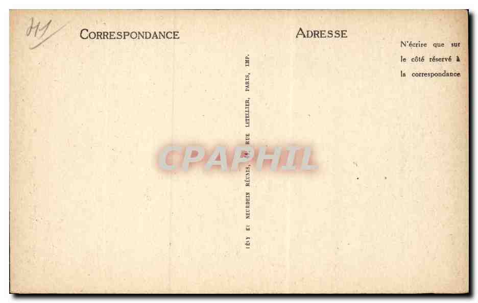 CPA Blois La cathedrale — Verso