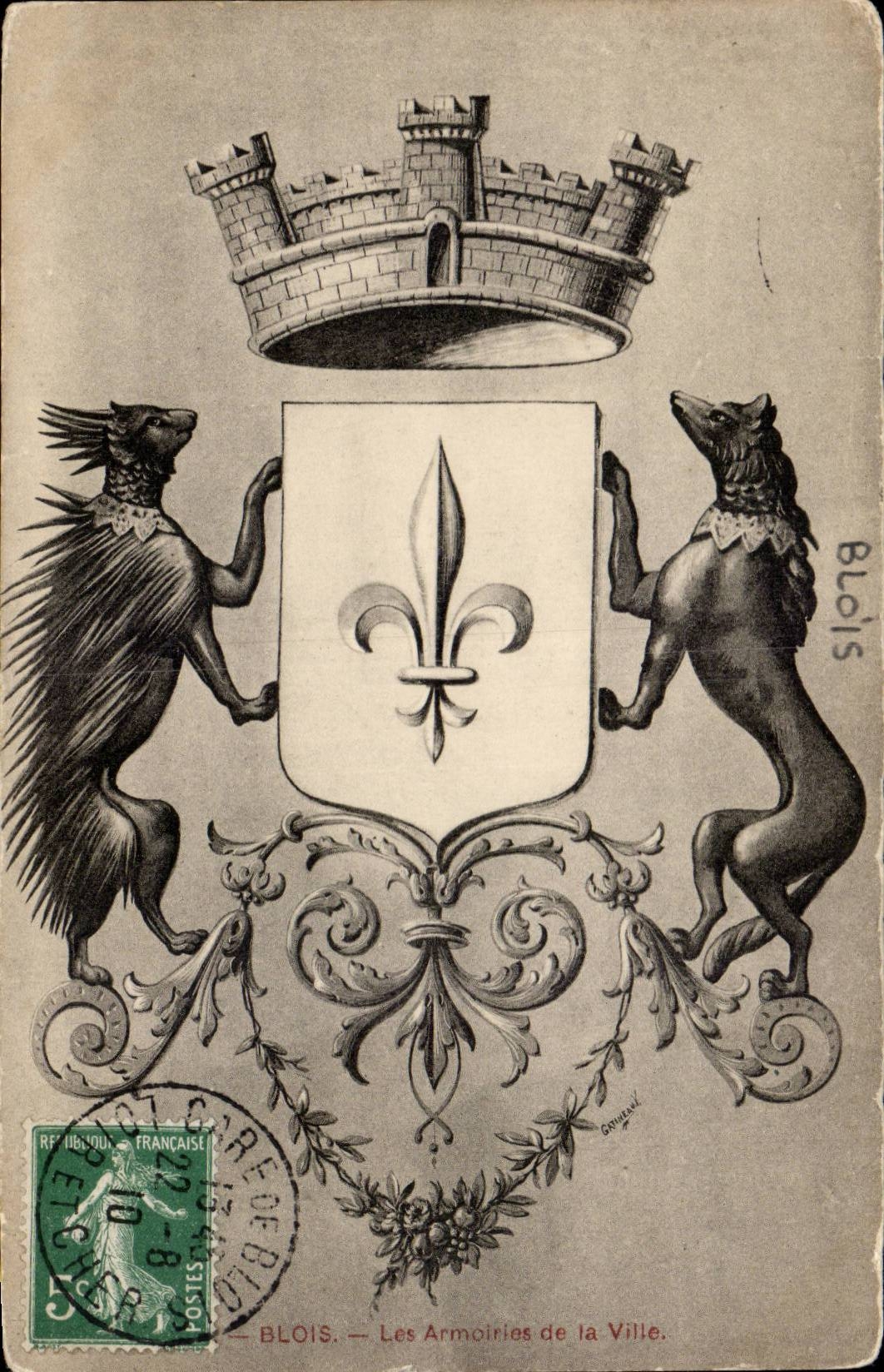 Blois — Les Armoiries de la Ville — Grimaud