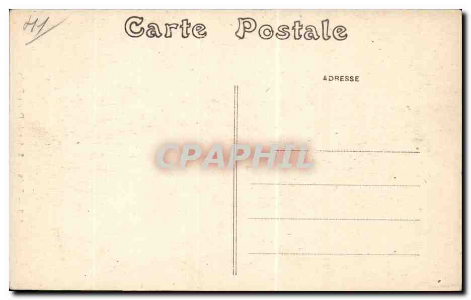 CPA Blois Statue de Denis Papin — Verso