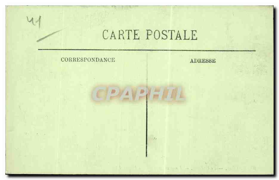CPA Blois Le chateau Chiffre de Francois 1er — Verso