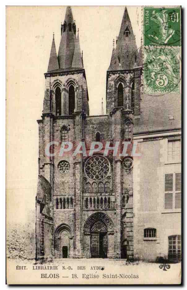 CPA Blois Eglise Saint Nicolas