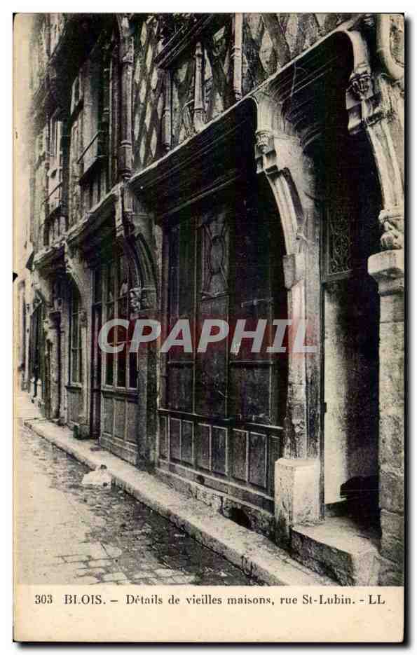 CPA Blois Details de vieilles maisons rue St lubin