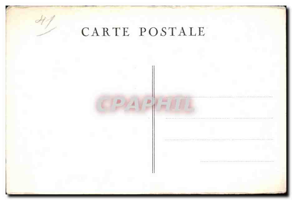CPA Blois La salamandre Embleme de Francois 1er — Verso