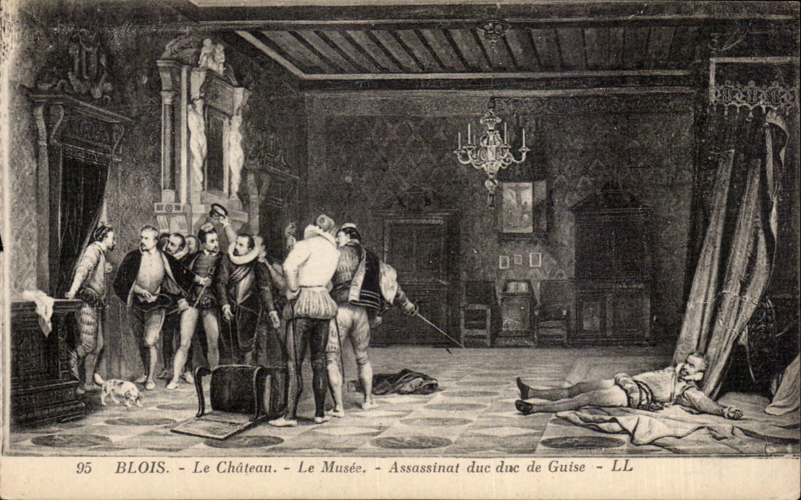 CPA Blois Le chateau Le musee Assassinat du Duc de Guise