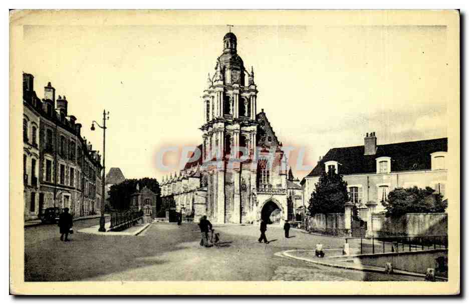 CPA Blois La cathedrale Saint Louis