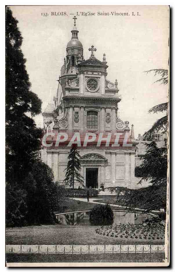 CPA Blois Eglise Saint Vincent