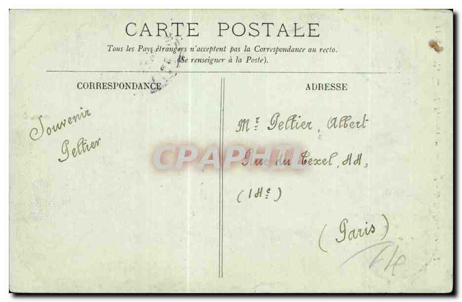 CPA Blois Aile Francois 1er Chiffre de Francois 1er  — Verso