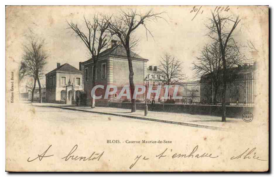 CPA Blois Caserne Maurice de Saxe